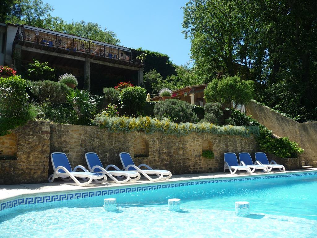 Ferienwohnung Pousterle De Sabran - Piscine & Hammam Exterior foto